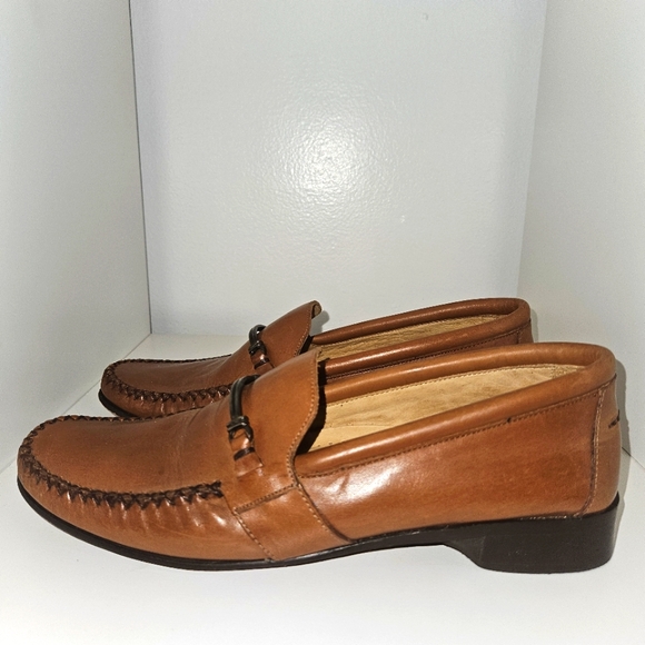 VANELI Debbie Tan Leather Loafers 9N - Picture 2 of 7